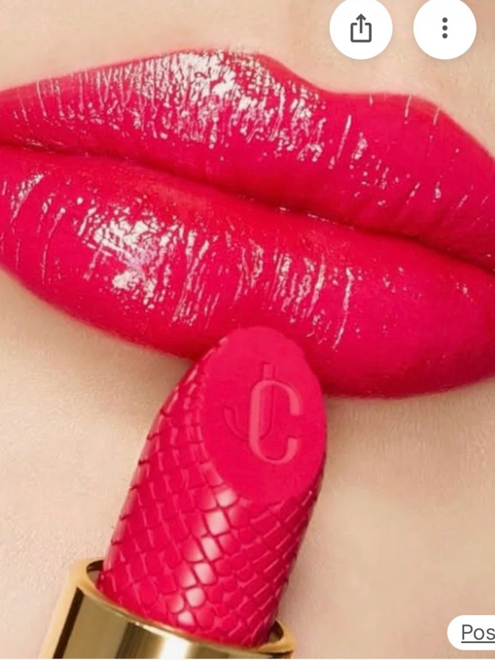 Jimmy Choo Satin Lip Colour in Hot Pink